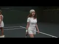 Carrie Fisher in a tennis outfit Shampoo 1975