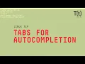 How to use tabs for autocompletion 2-Minute Linux Tips