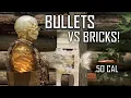 How Bullet-Proof Are Concrete Blocks - Ballistic High-Speed