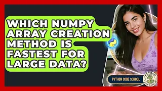 Which NumPy Array Creation Method Is Fastest For Large Data - Python Code School