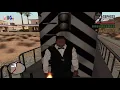 Download Lagu GTA San Andreas - CJ runs away on a train VS  military six stars