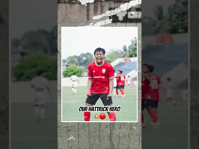 Our hattrick hero! 💥🔴 #Shorts #YouTubeShorts