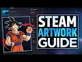 HOW TO MAKE ANIMATED ARTWORK ON STEAM FREE FULL TUTORIAL 2024