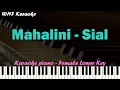 Download Lagu Mahalini - Sial Karaoke Piano Female Lower Key