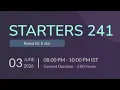 Starters - 241 Codechef Upsolve Questions Part 1 Division 4 Python