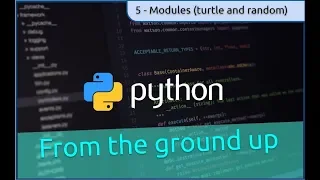 5 Modules turtle and random
