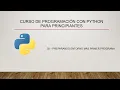 Curso de para Principiantes 2 - Preparando Entorno y Primer Programa