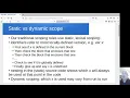 Dynamic scope in lisp
