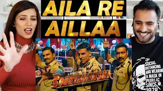 aila re aillaa sooryavanshi song reaction akshay kumar ajay devgn ranveer singh katrina kaif