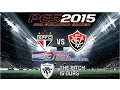 São Paulo  F C   vs E C  Vitória - Semifinais - COPA SUDAMERICANA PES 2015