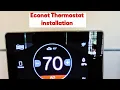 ECONET Thermostat Wiring and Installation - Step By Step