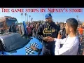 The Game turns heads at Nipsey Hussle L.A. memorial, joins diverse group of fans from across USA