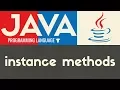 Object Instance Methods Java Tutorial 30