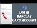 How to Login Barclay Card Account 2024 Sign In to Barclay Card Account