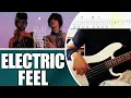 Electric Feel - MGMT Bass cover with tabs