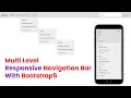 Create Responsive Multilevel Dropdown menu in bootstrap 5 Nested Dropdown Bootstrap 5
