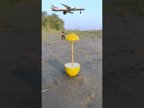 creative aeroplane men jumping jhadoo magical video idea #creative #funny #amazing #crazy #shorts