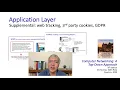 Web tracking 3rd party cookies GDPR