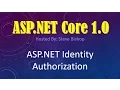 51 ASP NET Core 1 0 C ASP NET Core Identity Authorization
