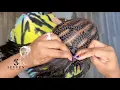 Crisscross stitch braids Straight back braids 10 stitch braids