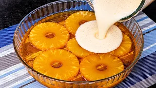 Sobremesa de abacaxi perfeita para o seu dia a dia.