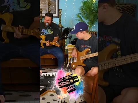 "Dancing In the Dark" by Bruce Springsteen #shorts #familyband #brucespringsteen #cover