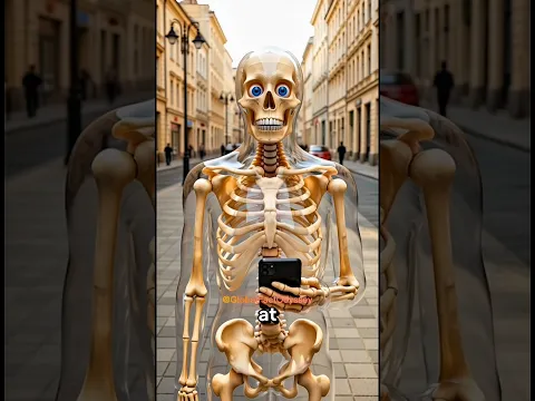 What Looking Down at Your Phone Does to Your Neck and Spine #PostureHealth #ScienceShorts