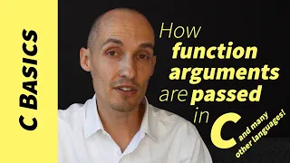 How arguments are passed to functions in C and most other languages