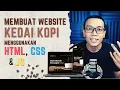 Membuat WEBSITE Kedai Kopi RESPONSIVE dengan HTML CSS dari 0 Autodeploy ke WEB HOSTING