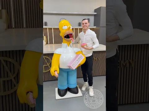 D’OH!! Chocolate Homer! 🍩 #amauryguichon #chocolate