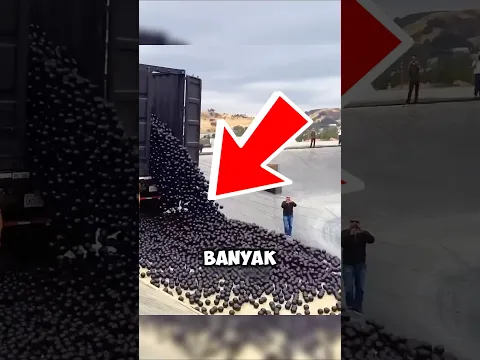 KENAPA 96 JUTA BOLA PLASTIK DIBUANG KE DANAU INI? 😱 #shortvideo