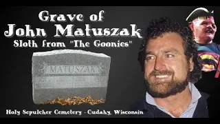 Grave of John Matuszak - Sloth from The Goonies