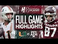 Miami vs Texas A M Aggies - GAME HIGHLIGHTS December 20 2025 College Football Playoff