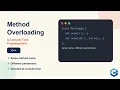Method Overloading Lecture 18 Compile-Time Polymorphism Method Overloading In OOP C OOP