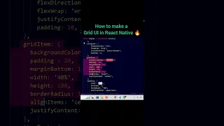 How to make a Grid UI in React Native