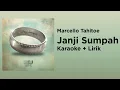 Marcello Tahitoe - Janji Sumpah (Karaoke + Lirik)