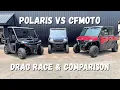 CFMOTO U10 Pro Highland vs Polaris Ranger vs UFORCE 1000 Drag Race Comparison