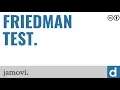 Friedman test jamovi