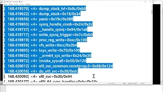 Linux kernel kernel debugging using crash-utility