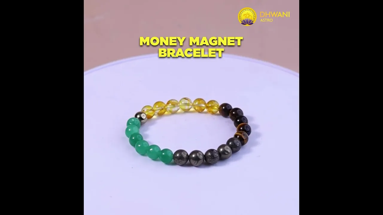 Money Magnet Pro Bracelet - Abhimantrit & Certified
