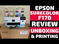 Epson Surecolor 170 Review Unboxing Setting up Printing