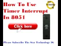 Microcontroller 8051 Project 33 How To Use Timer Interrupt