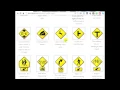 DMV Virginia traffic signs DMVVATEST com