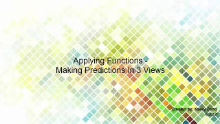 AF - Making Predictions In 3 Views