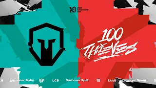 IMT vs. 100 - Week 3 Day 2 | LCS Summer Split | Immortals Progressive vs. 100 Thieves (2022)