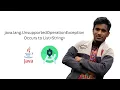 java lang UnsupportedOperationException error Java String List immutable array add element crash