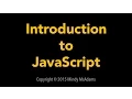 Intro to Web Apps - JavaScript Basics 1