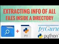 pyFiles 5 Extracting file attributes from a directory
