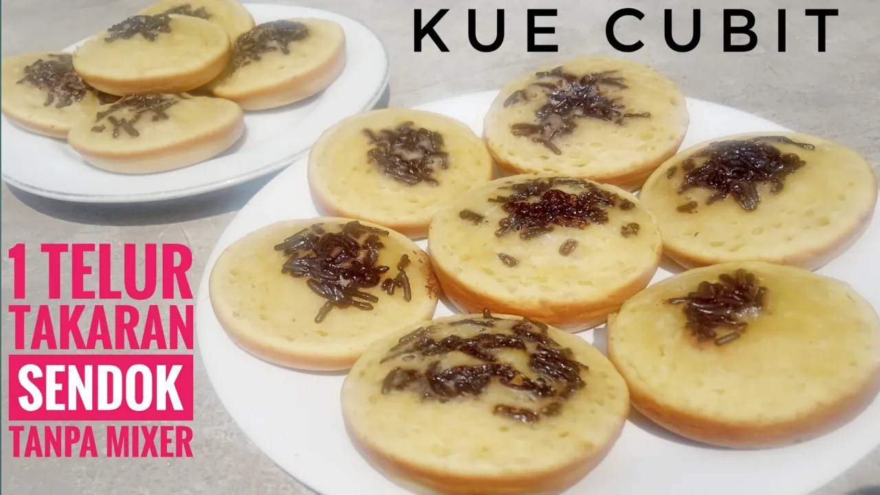 KUE CUBIT MILO 5 MENIT TANPA MIXER TAKARAN SENDOK. 