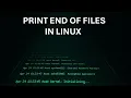 Stop Opening Huge Files - Use This Linux command Instead